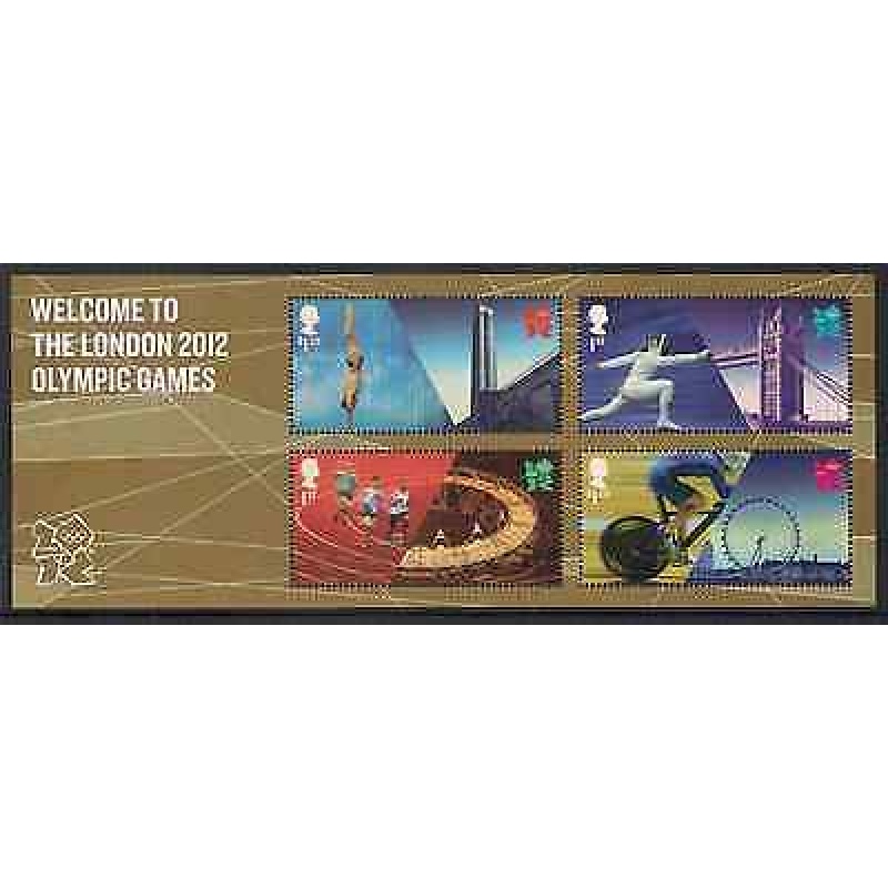 MS3341 2012 Welcome to the London Olympic Games miniature sheet UNMOUNTED MINT