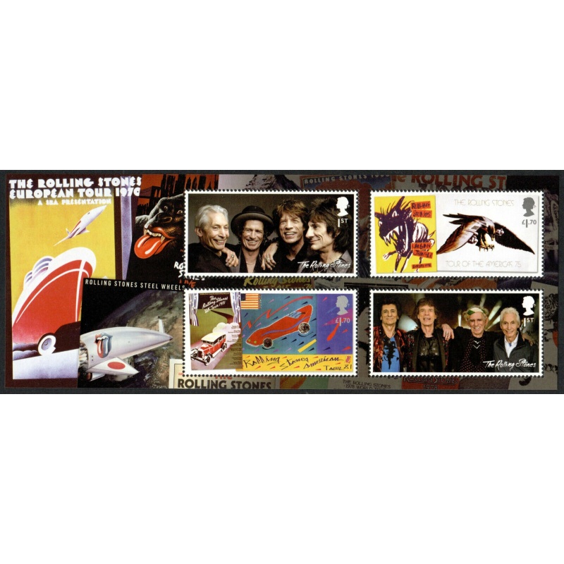 MS4622 2022 rolling stones miniature sheet UNMOUNTED MINT