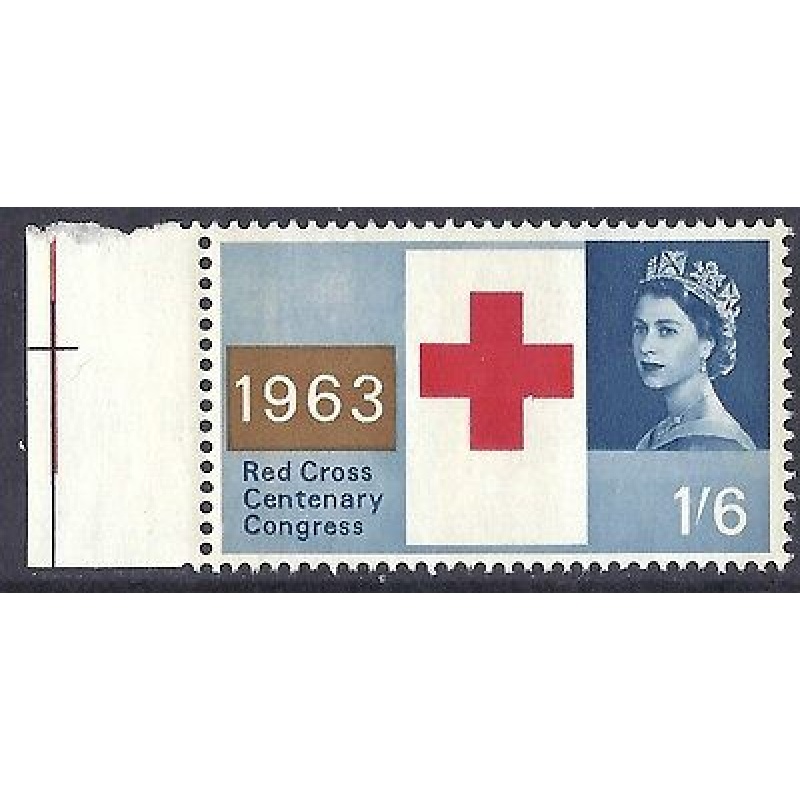 1963 1 6 sg644pa Narrow Band Left Red Cross Phosphor UNMOUNTED MINT MNH