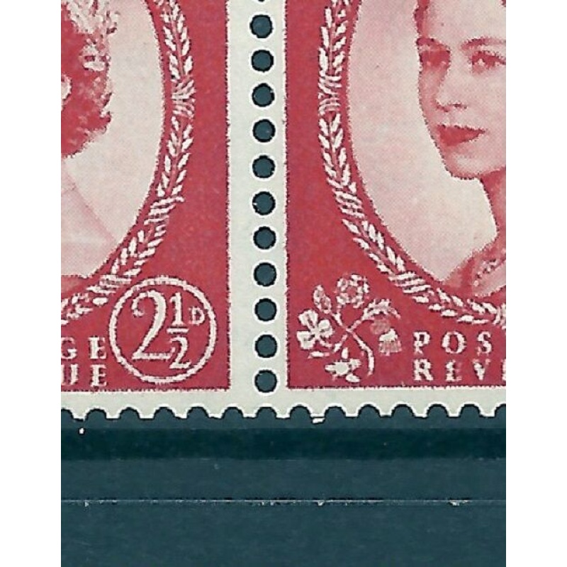 SB81d 2d Wilding Edward variety - Swans Head R. 2 1 UNMOUNTED MINT MNH