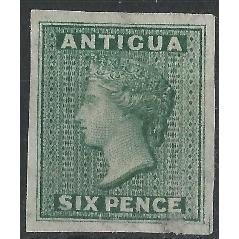 Antigua Sg 1 - 6d. blue·green . Imperf Proof Scarse MNH NG