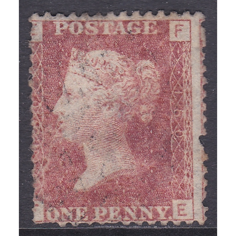 SG 43 1d Penny Red Lettered F-E plate 160 MOUNTED MINT