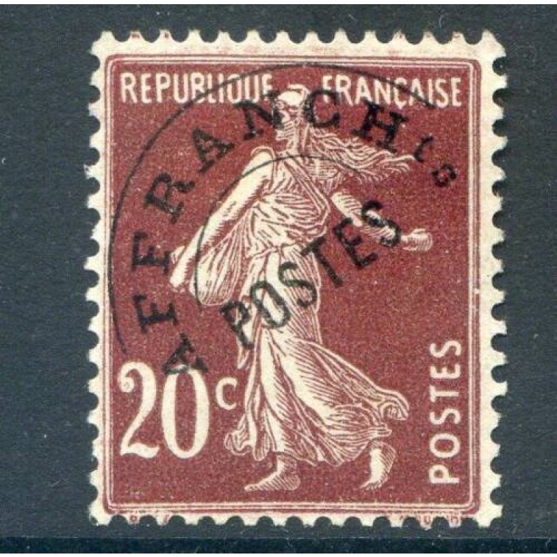 France 20c Lilac Brown Yvert 54 Mounted Mint