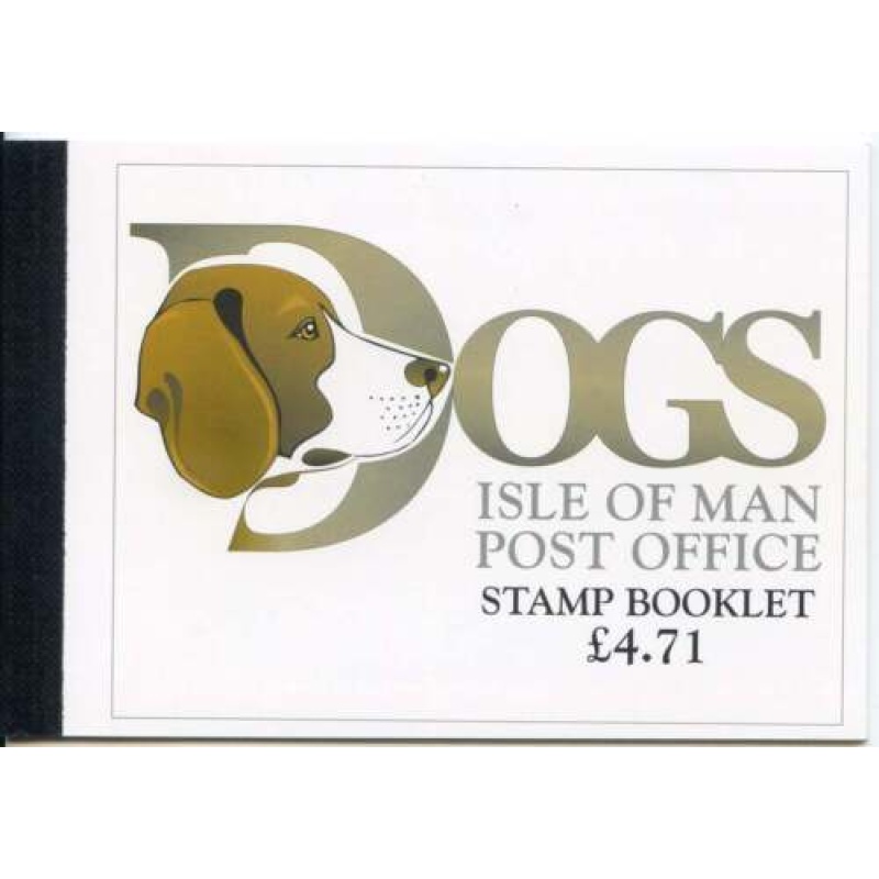 1996 Isle of Man Dogs Prestige Booklet SGSB43 Unmounted Mint