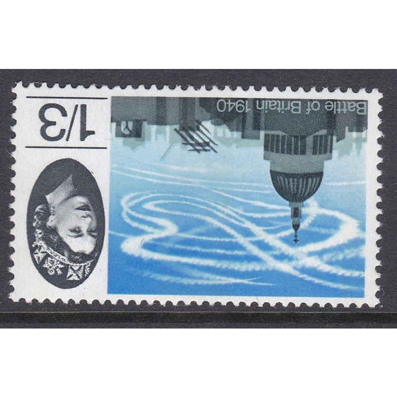 sg678pwi 1965 1 3 Battle Of Britain Phos-Watermark inverted UNMOUNTED MINT