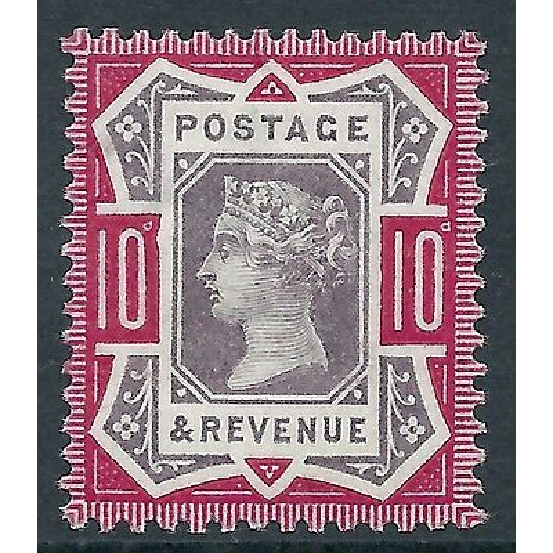 Sg210a spec K39(2)c 10d Dull Purple  Deep Dull Carmine Lightly MOUNTED MINT