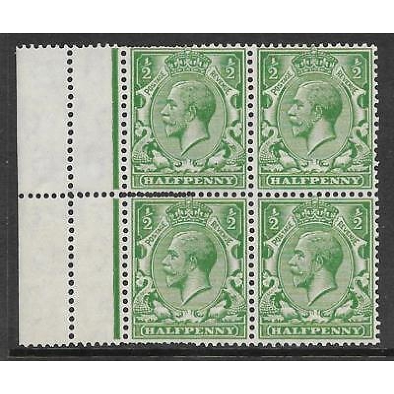 Sg 418 d Green Block Cypher Superb Doubling of perfs UNMOUNTED MINT MNH