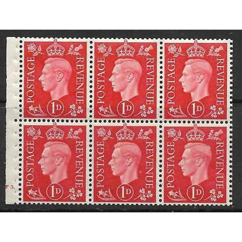 QB10A perf type B4B(E) cylinder F3 Dot -1d Red Booklet pane UNMOUNTED MINT MNH