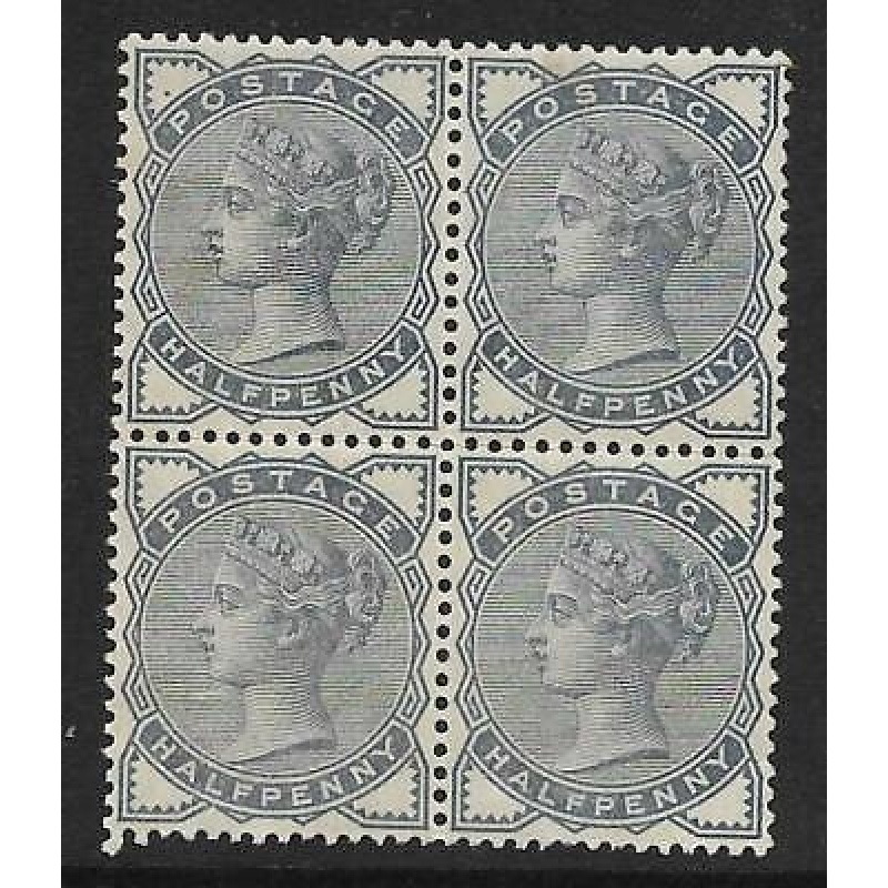 Sg 187 d Blue from Lilac  Green issue block of 4 UNMOUNTED MINT