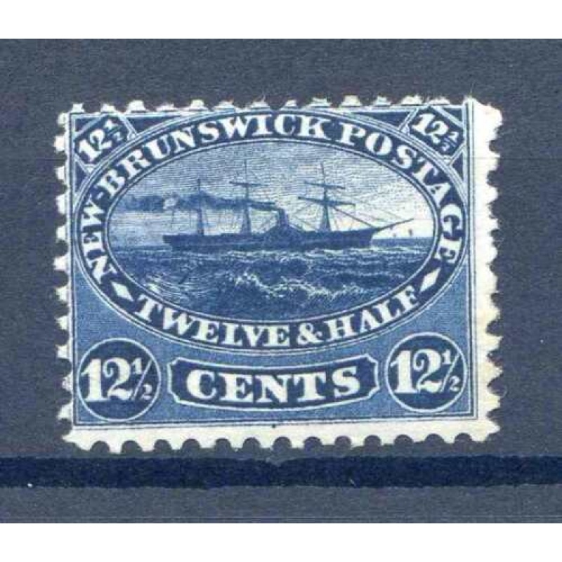 Newbrunswick 12 1 2c Indigo SG18 Mounted Mint