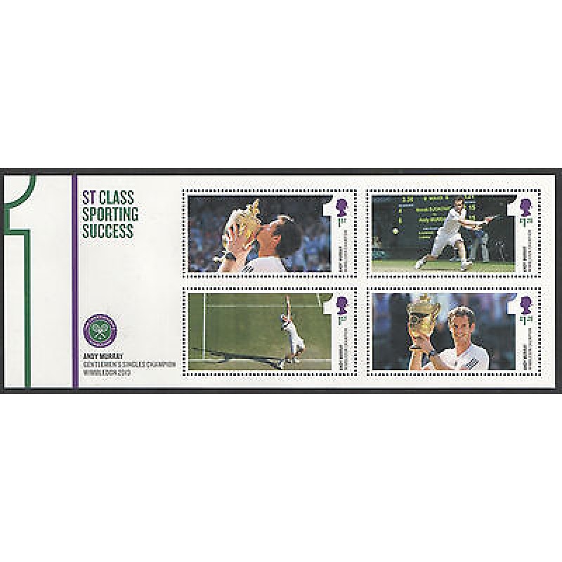 MS3511 2013 Andy Murray Wimbledon miniature sheet UNMOUNTED MINT MNH