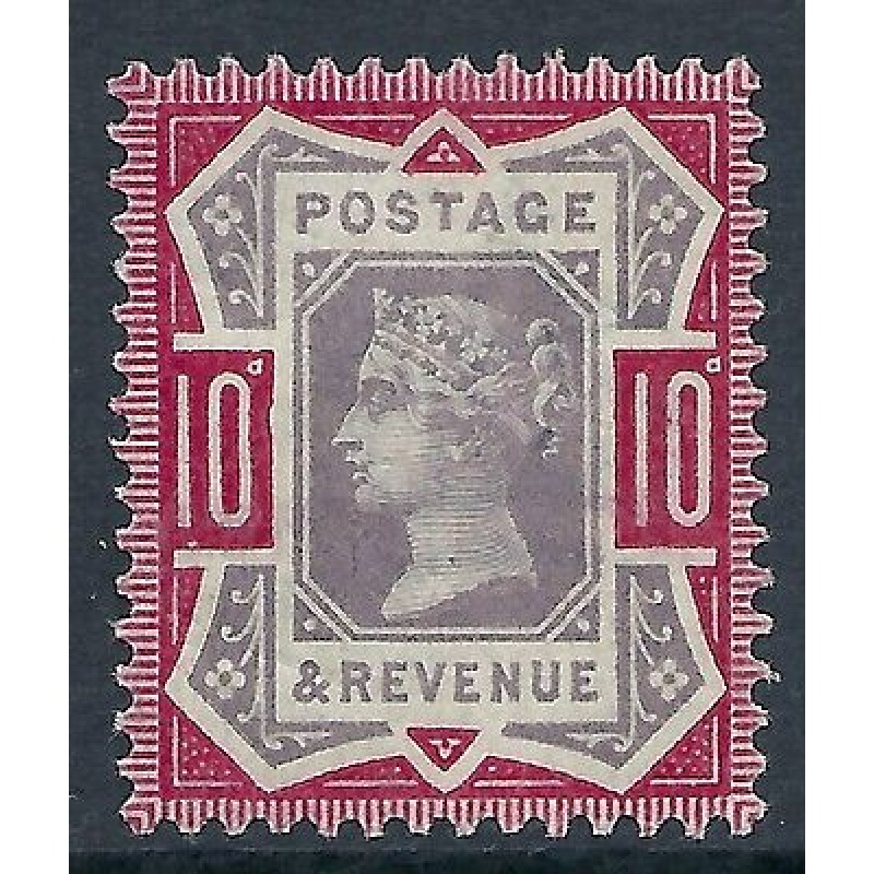 Sg210 K39g 10d Purple  Carmine variety - damage to value tab UNMOUNTED MINT MNH