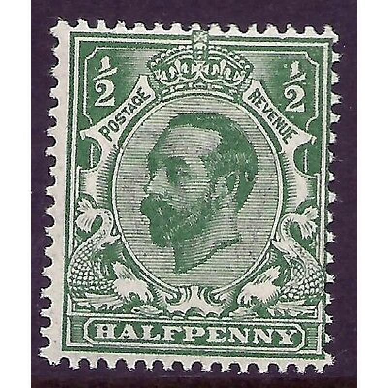 sg323 N1(4) d Bluish green Downey Head with cert unmounted mint MNH