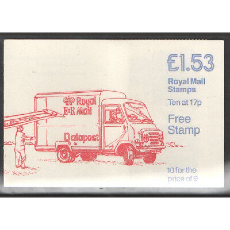 FT4 1984 Royal Mail 350 years of Service Folded Booklet - Cyl B3A-B1G