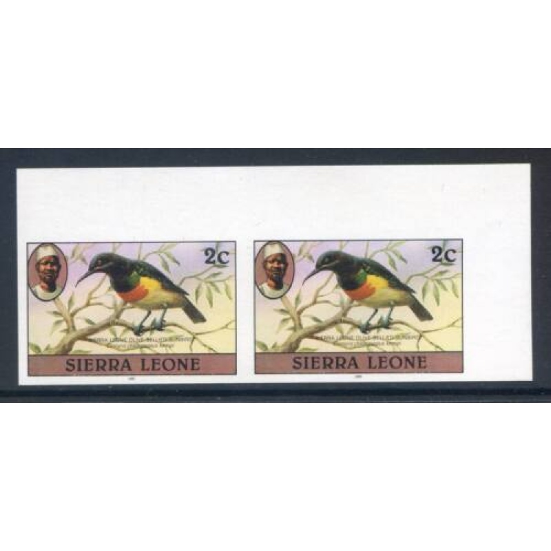 Sierra Leone Birds Imperforate Pair Unmounted Mint