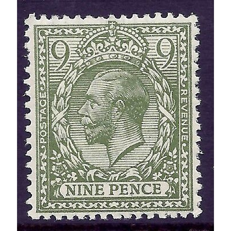 N30(2) 9d Pale Olive Green Royal Cypher UNMOUNTED MINT MNH