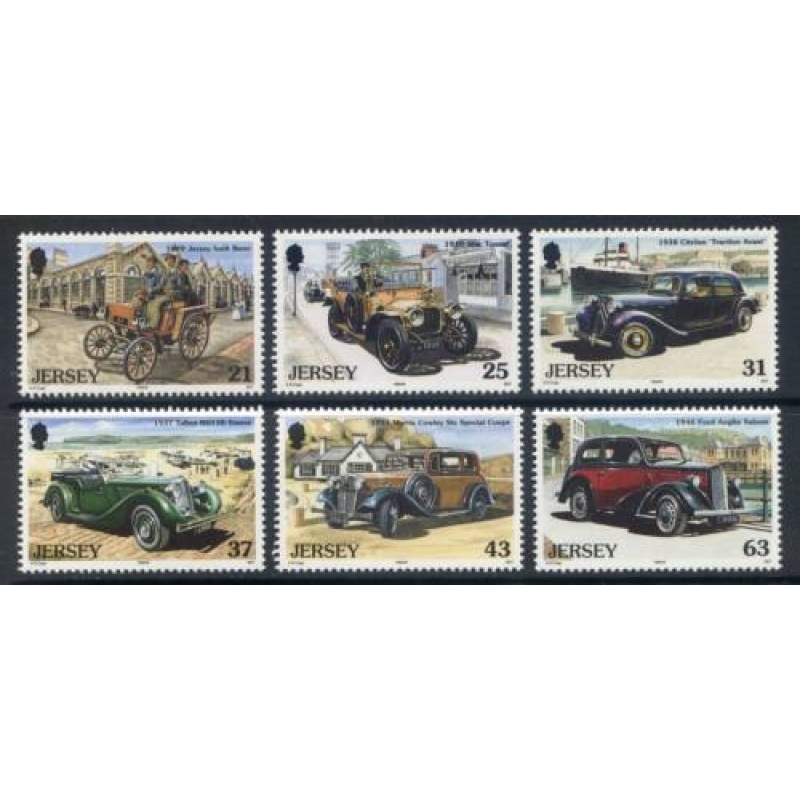 Jersey 1999 Cars Set SG905 909 Unmounted Mint