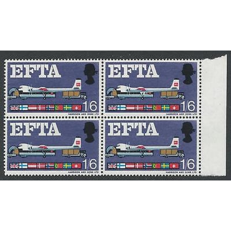 Sg 716i 1966 EFTA 1 6 (Ord) - Broken undercarriage - UNMOUNTED MINT