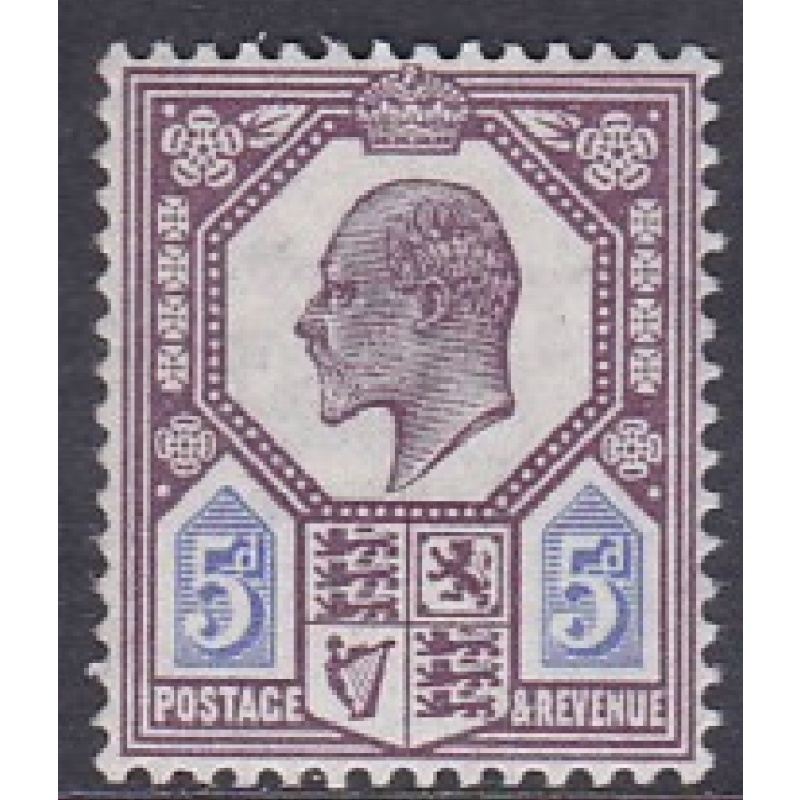 M30(5) 5d Plum And Cobalt Blue Somerset House UNMOUNTED MINT