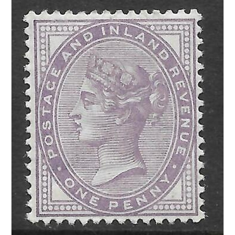 Sg 172a 1d Bluish Lilac 14 Dot with PTS cert - UNMOUNTED MINT MNH