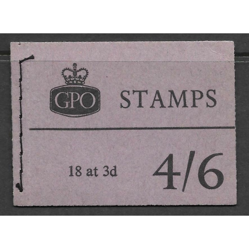 L21p 4 6 Wilding GPO booklet - Aug 60 good perfs UNMOUNTED MINT