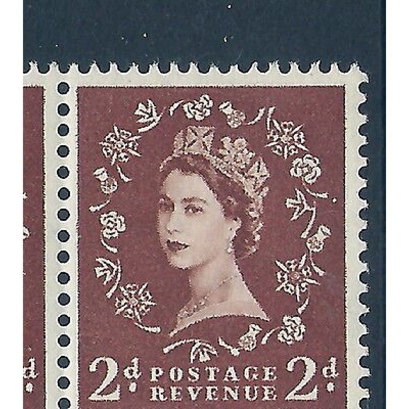 S38f 2d Wilding Edward Crown with variety - Tadpole Flaw UNMOUNTED MINT MNH