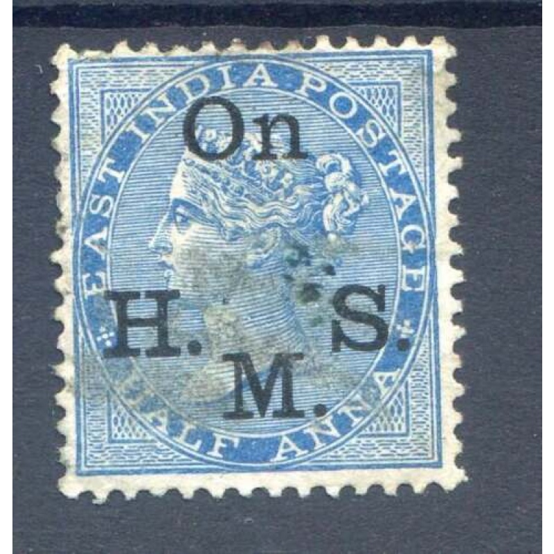 India 1 2a Blue SGO31 Mounted Mint