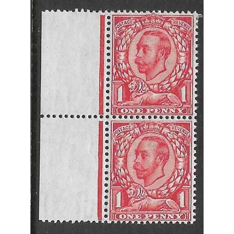 Sg 350a 1d Scarlet Downey Head die 2 Variety No X on Crown UNMOUNTED MINT MNH