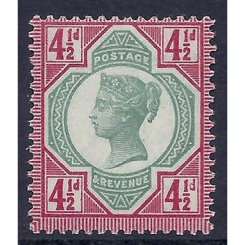 Sg206 variety 4d Green   Carmine Jublee deformed d SE corner UNMOUNTED MINT