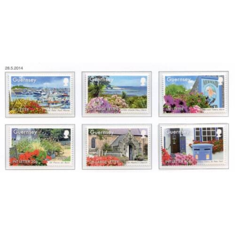 Guernsey 2014 Britain In Bloom Set SG1511 1516 Unmounted Mint