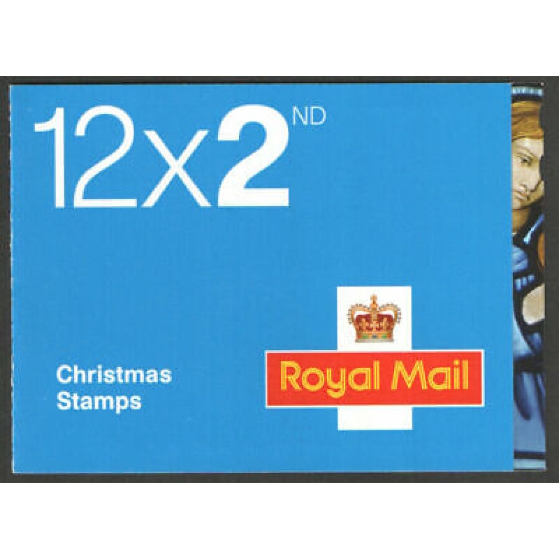 LX37 2009 Christmas Barcode Booklet - 12 x 2nd Class - Cylinder D1D1D1D1D1