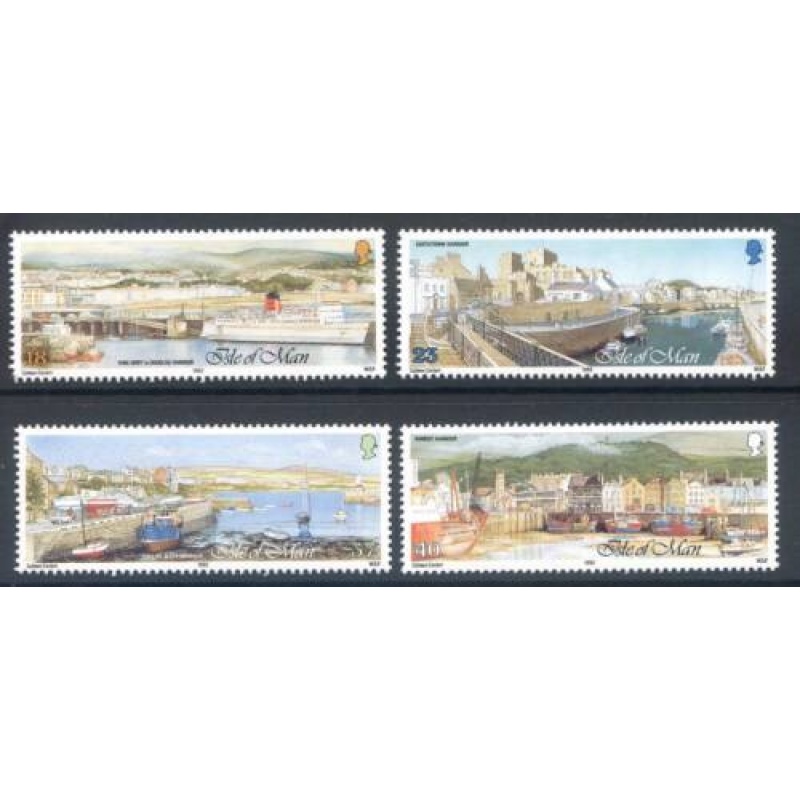 Isle Of Man 1992 Harbours Set SG527 530 MNH