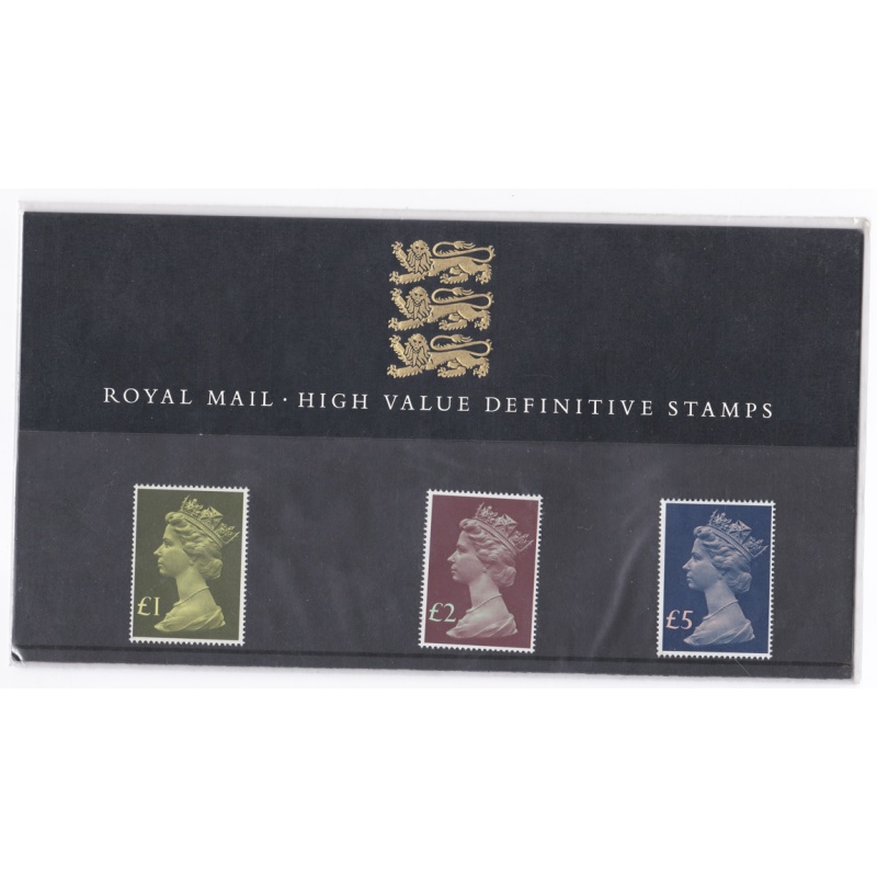 1987 hi-value machin definitive presentation pack no. 13 UNMOUNTED MINT