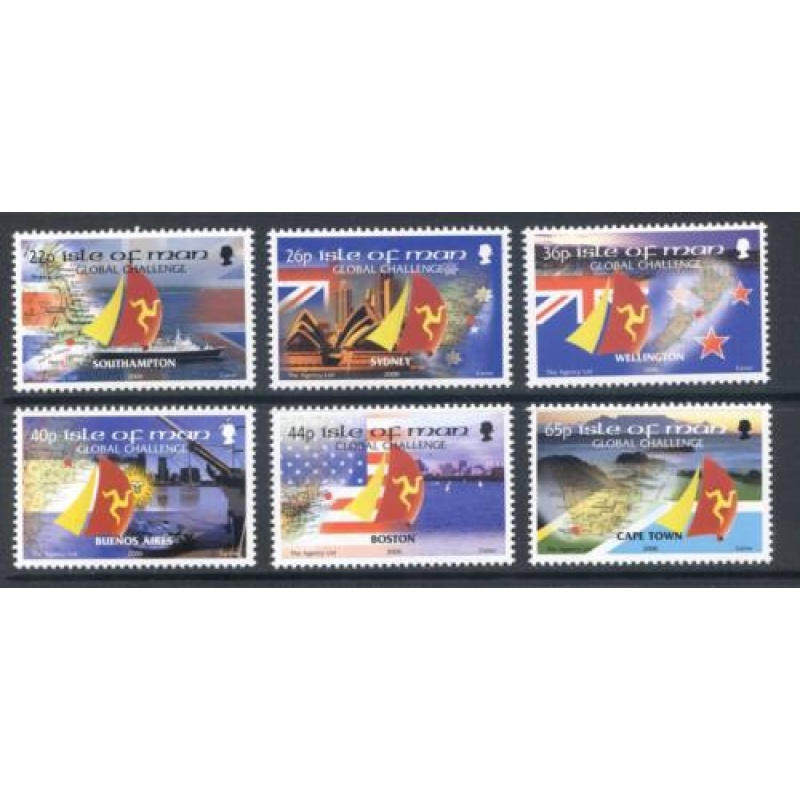 Isle Of Man 2000 Global Challenge Set SG901 906 Unmounted Mint