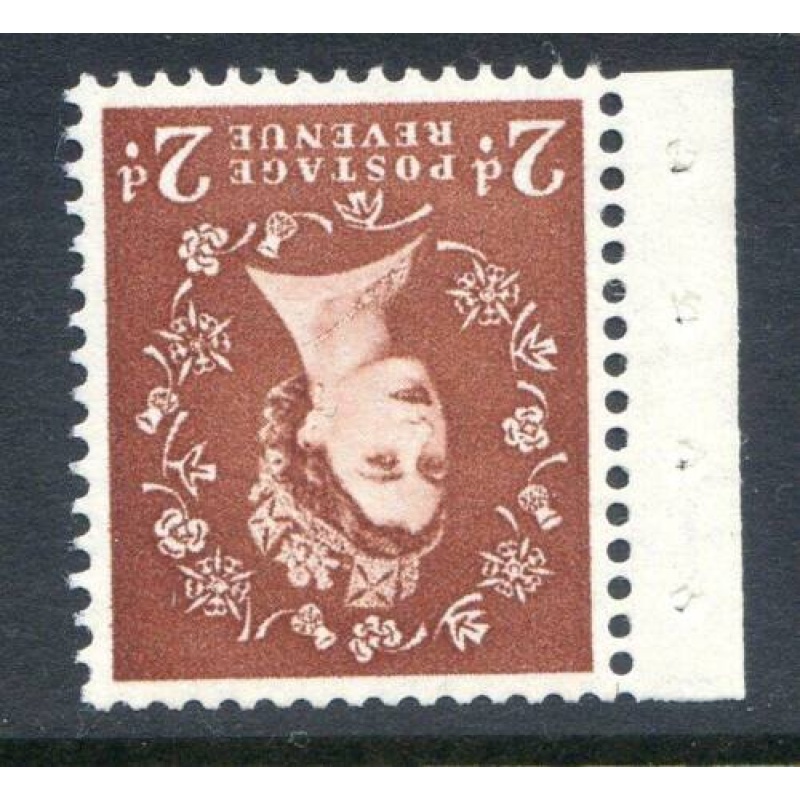 2d Light Red Brown SG543bwi Unmounted Mint