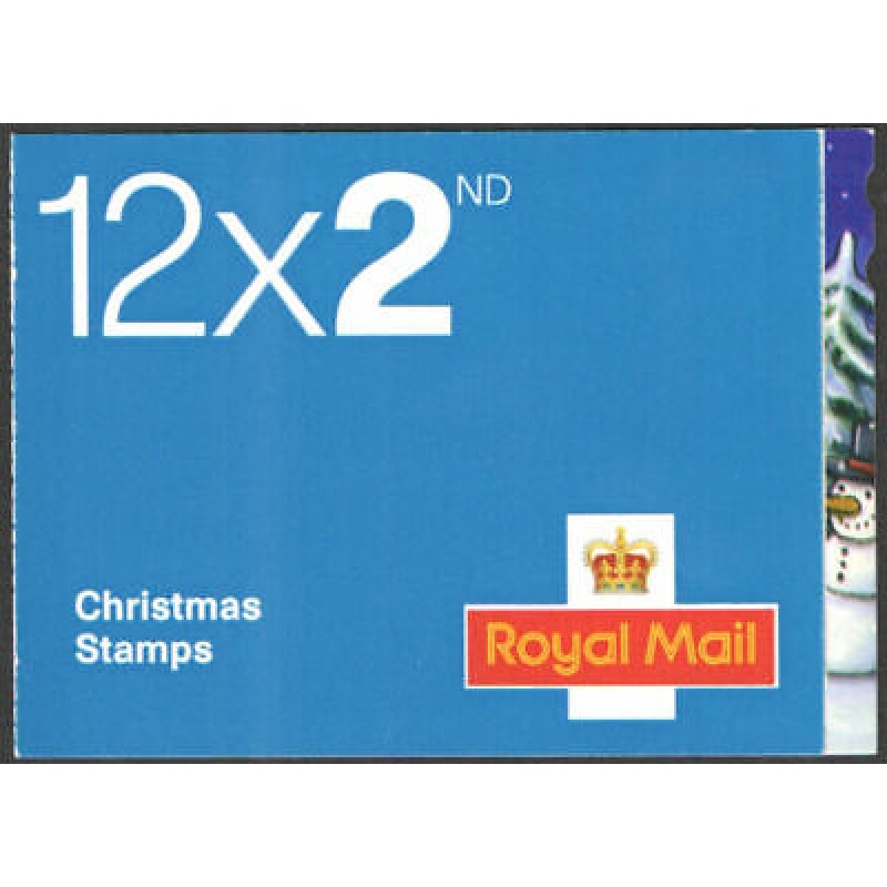 LX43 2012 Christmas Barcode Booklet - 12 x 2nd Class - No Cylinder