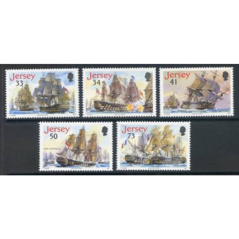 Jersey 2005 Battle Of Trafalgar Set SG1247 1252 Unmounted mint