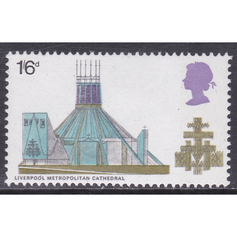 1969 Sg801 1 6 Cathedrals One Broad Band UNMOUNTED MINT [SN]