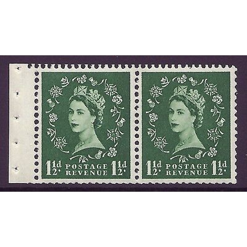 SB64 Wilding booklet pane Edward perf type E UNMOUNTED MNT MNH