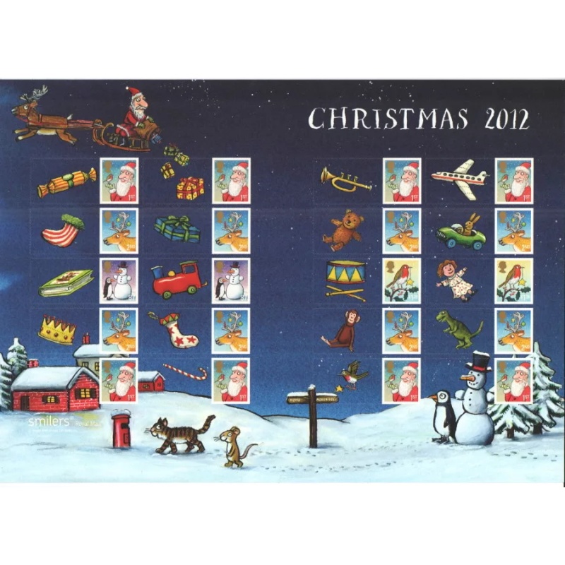 LS83 GB 2012 Christmas Smiler sheet UNMOUNTED MINT MNH