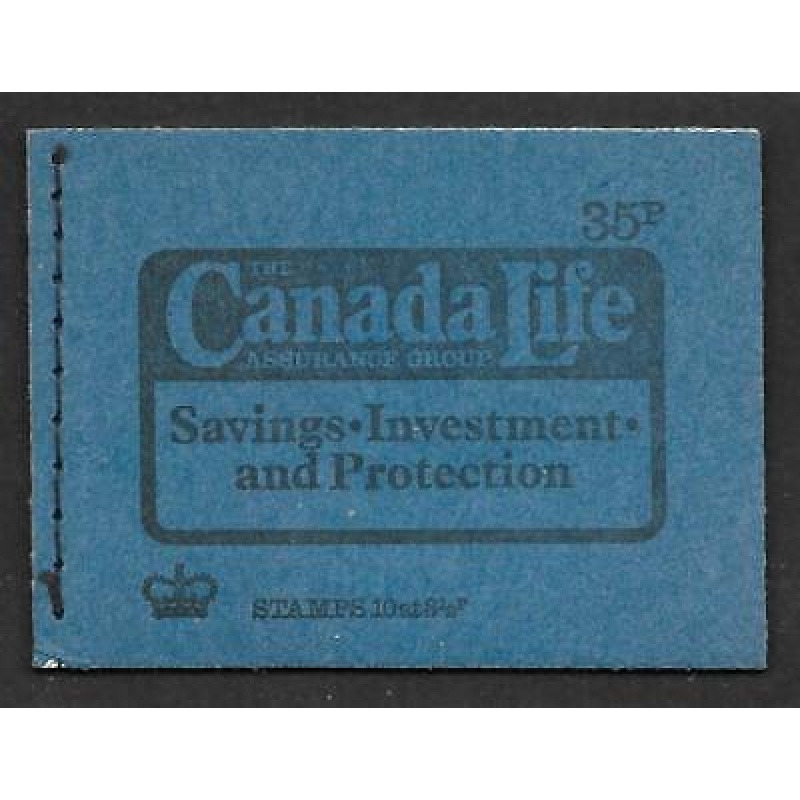 DP4 Sept 1974 - Canada Life 35p Stitched Booklet Complete