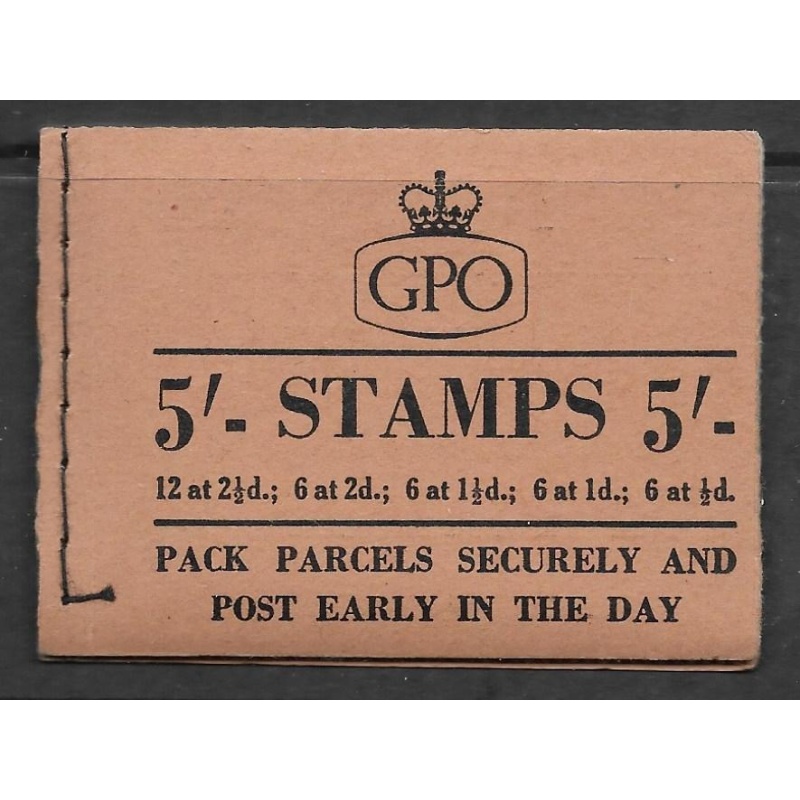 H17 5 - Wilding GPO booklet -  Dated Sept 55 UNMOUNTED MINT MNH