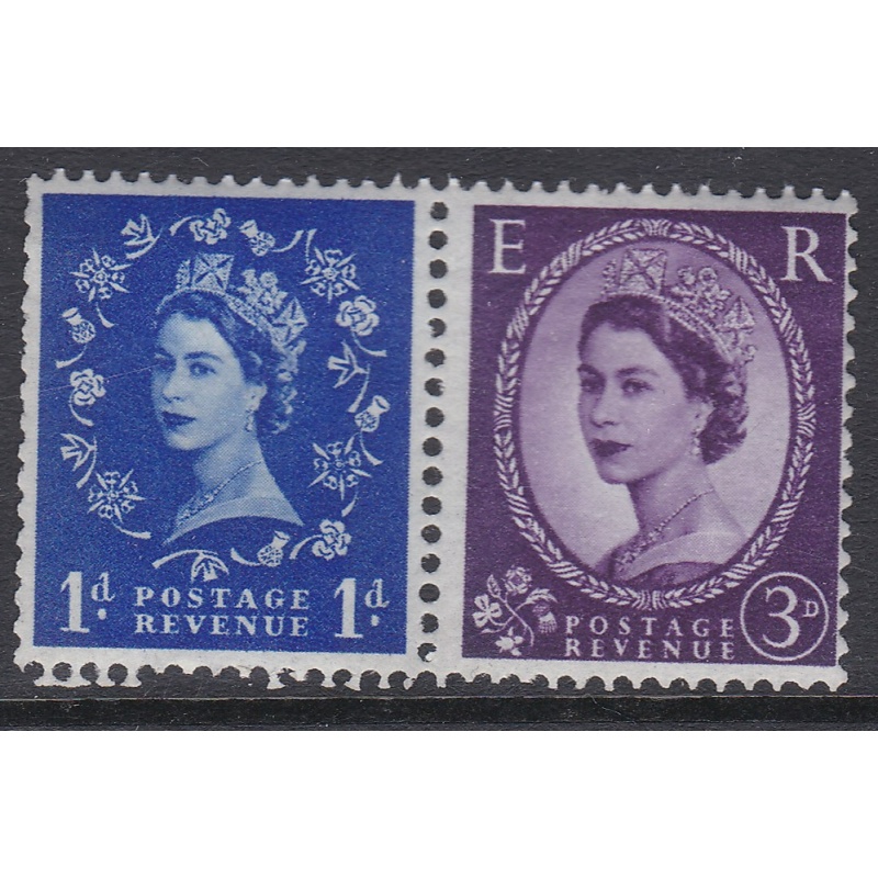 S24e  S80b Wilding Violet Phos both band Left wmk sideways Right UNMOUNTED MINT