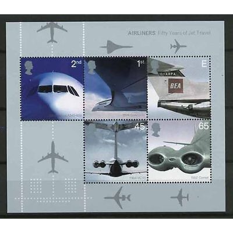 MS2289 2002 Airliners miniature sheet UNMOUNTED MINT MNH