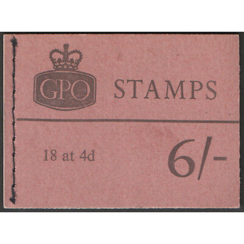 QP36 6 - QEII Machin GPO booklet complete - Poor perfs MNH