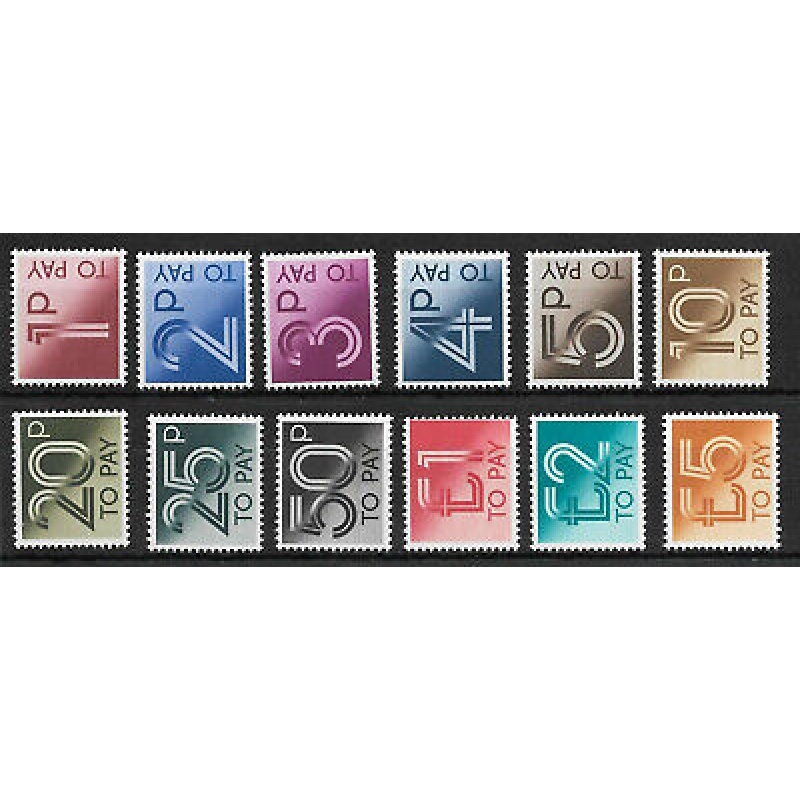 Sg D90 - D101 1982 Decimal set of Postage Dues UNMOUNTED MINT MNH