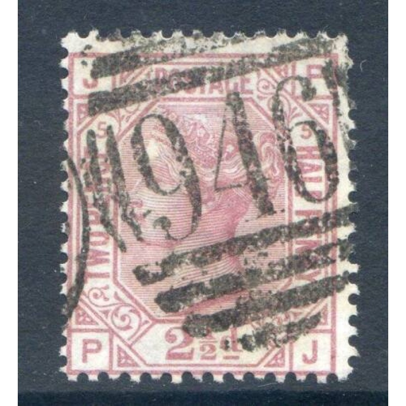 QV 2 1 2d Rosy Mauve SG141 Plate 5 Used 946 Duplex