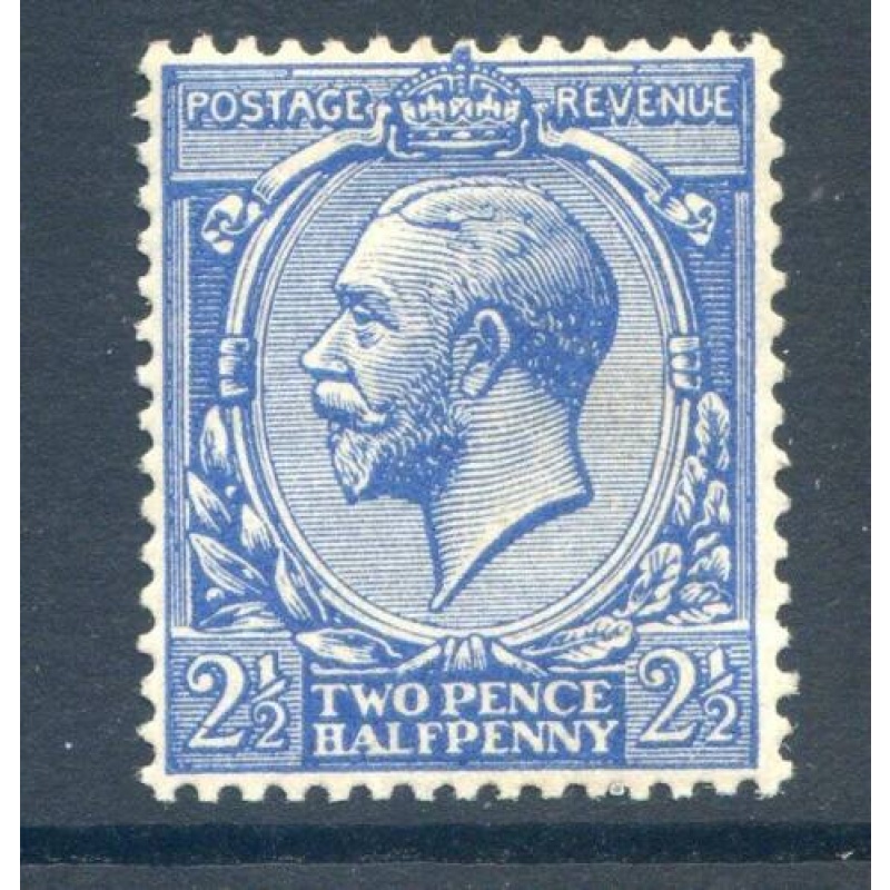 KGV 2 1 2d Deep Blue Spec N21 12 Unmounted Mint