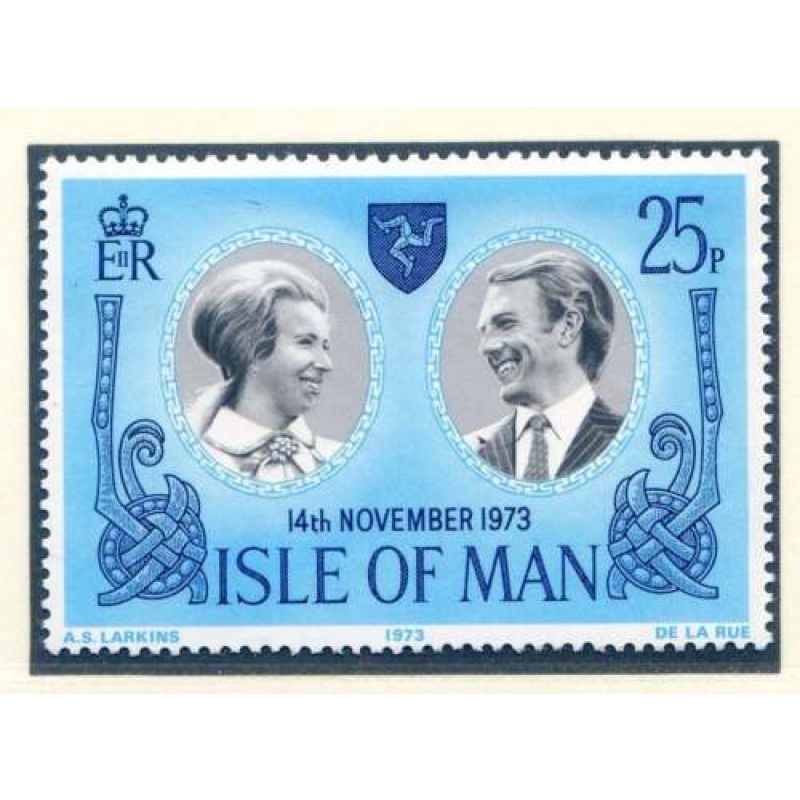 1973 Isle of Man SG41 Royal Wedding Unmounted Mint