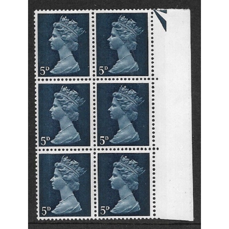 5d Pre-Decimal machin with PH1 LH margin UNMOUNTED MINT MNH